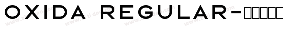 Oxida Regular字体转换